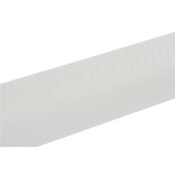 Nappe en rouleau papier gaufré Toile de lin - 20x1,18m - Blanc