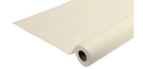 Papiertischdecke auf Rolle, nicht gewebtes Material, Airlaid - 50x1,20m - Elfenbein