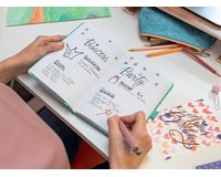 Carnet de notes Jolie 'Butterfly Confetti Lime', A5