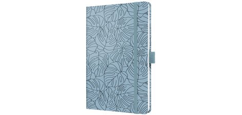 Carnet de notes Jolie Beauty 'Blue Monstera', A5