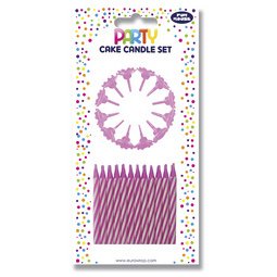 Birthday candle striped