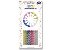 Birthday candle striped