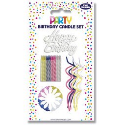 Set bougies d'anniversaire II, 37 pièces