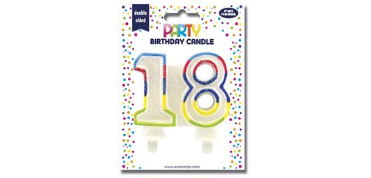 Bougie anniversaire "Pailletée"