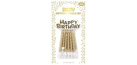 Bougie d'anniversaire Happy Birthday
