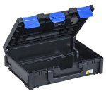 Boîte de rangement EuroPlus MetaBox 118, noir/bleu
