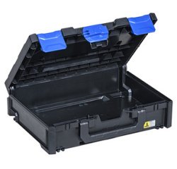 Boîte de rangement EuroPlus MetaBox 118, noir/bleu