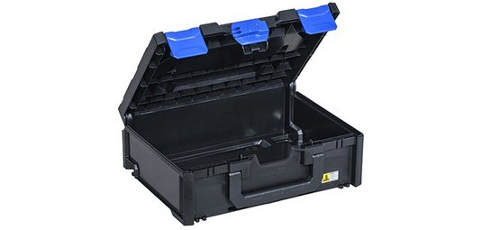 Boîte de rangement EuroPlus MetaBox 145, noir/bleu