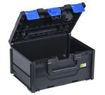 Boîte de rangement EuroPlus MetaBox 215, noir/bleu