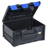 Boîte de rangement EuroPlus MetaBox 215, noir/bleu