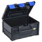 Opbergdoos EuroPlus MetaBox 215 zwart/blauw