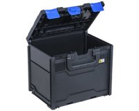 Boîte de rangement EuroPlus MetaBox 340, noir/bleu