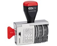 Tampon dateur toutes lettres 04000/WD, avec date