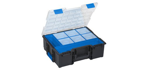 Mallette professionnelle pour petites pièces avec clips EuroPlus Pro >K<44.144/8L