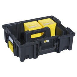 Transportbox EuroPlus Pro >KC< 44.150/2L zwart/geel