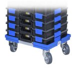 Rouleur de transport EuroPlus Roll it K450, bleu