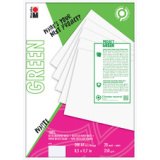 Green Bloc de papier Nature Mix, A4, blanc