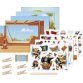 Set de cartes transferts rub-on 'Animaux du zoo'