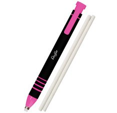 Stylo-gomme en plastique, 2 gommes de rechange