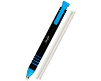 Stylo-gomme en plastique, 2 gommes de rechange