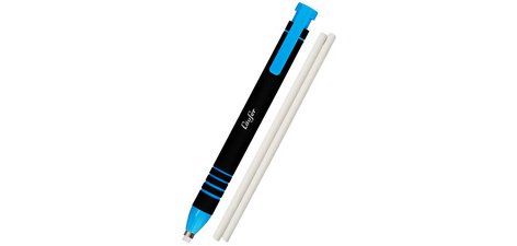 Plastikradierer, 2 Ersatzradiergummis