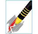 Gomme de rechange pour gomme-stylo en plastique 12424