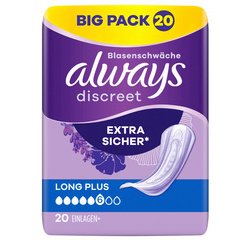 discreet Serviette pour fuites urinaires Plus Long