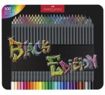 FABER-CASTELL Crayon de couleur Black Edition, étui de 100
