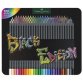 FABER-CASTELL Crayon de couleur Black Edition, étui de 100