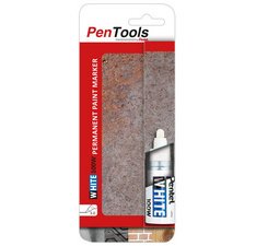 Marqueur permanent X100W, pointe ogive, blanc