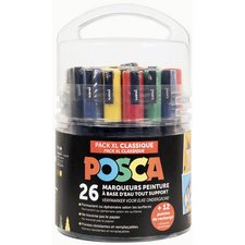 Pigmentmarker leerzaam en klassiek - assortiment