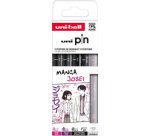 Technischer Stift-Set PIN 'Manga Josei', 5er-Set