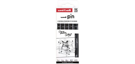 Technical felt tip pen 'Tatoo Art' PF, set of 5