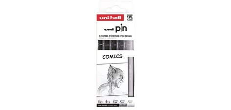Technischer Stift PIN 'Comics' PF, Set mit 5