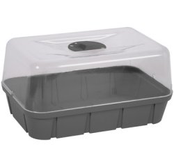 Mini-serre, taille L, volume: 15,7 L, anthracite