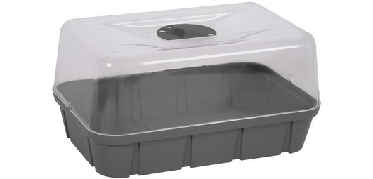 Mini greenhouse, size L, volume: 15.7 L, anthracite