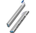 Hub USB 3.0 Ultraslim, 4 ports, boîtier aluminium