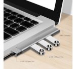 Hub USB 3.0 Ultraslim, 4 ports, boîtier aluminium