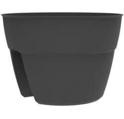 Pot pour balustrade 'OSAKA', diamètre 300 mm, anthracite