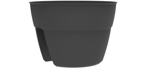 Pot pour balustrade 'OSAKA', diamètre 300 mm, anthracite