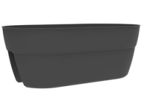 Pot pour balustrade 'OSAKA' (L)560x(P)300 mm, anthracite