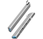 Hub USB 3.0 Ultraslim, 4 ports, boîtier aluminium