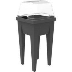 Mini-jardinière 'VEG&Table' Aromatique, anthracite