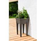 Mini-jardinière 'VEG&Table' Aromatique, anthracite