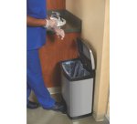 Collecteur à pédale Slim Jim, en métal, 90 litres