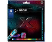 Crayon de couleur NORIX, étui en carton de 24