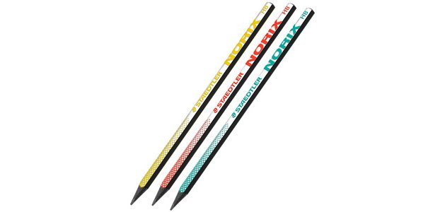 Crayon de papier NORIX, HB, blister de 3
