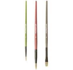 Set pinceaux à poils synthétiques Noris, 3 pièces