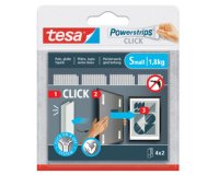 Bande auto-agrippante Powerstrips CLICK, small, blanc