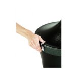 Cendrier sur pied Aladdin, 16,1 litres, noir